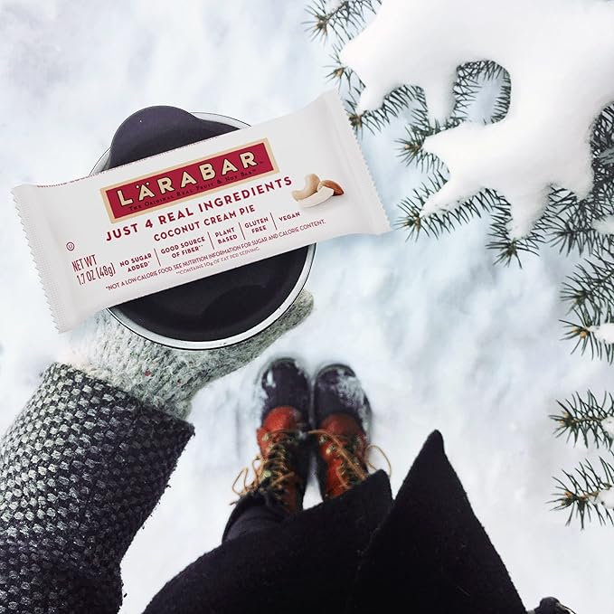 Larabar Coconut Cream Pie, Gluten Free Vegan Fruit & Nut Bar, 16 Ct