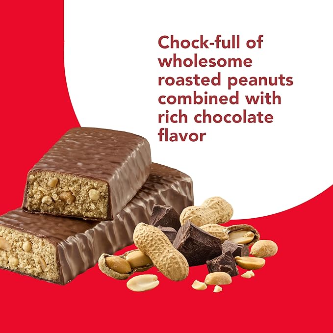 think! Protein Bars, High Protein Snacks, Gluten Free, Kosher Friendly, Chunky Peanut Butter, Nutrition Bars, 2.1 Oz per Bar, 10 Count (Packaging May Vary)