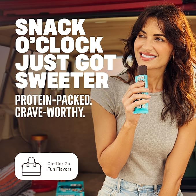 Built Bar, Puff Protein Bars, Coconut Puff, 17g Protein Snacks, On-The-Go Bars, Only 140 Calories, 6g Sugar, Collagen, Gluten Free, 12 Count