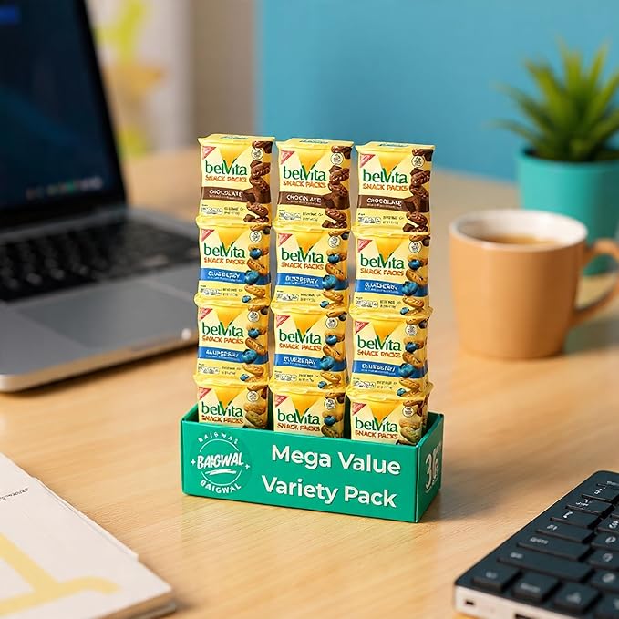 balvita Breakfast Biscuits Bite Size Snack Packs,36 Count, 72 Ounces, package by baigwal.