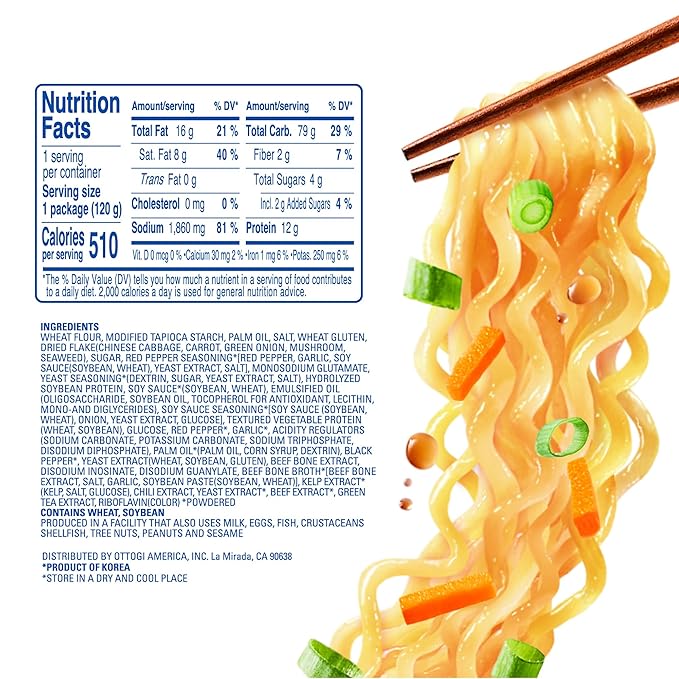 OTOKI Jin Ramen Mild, Korean Instant Noodles with 13-Hour Simmered Beef Bone Broth, Savory & Smooth Flavor, Ready in 4 Minutes, 4.23 oz (18 Pack)