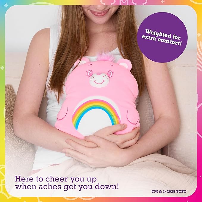 Happy Helpers Cheer Bear by Relatable, Cozy Comfort That's Anything But Boring, Get Relief with This Plush Heating Pad for Period Cramps and Body Pain, Includes 1 Microwavable Cheer Bear Heating Pad