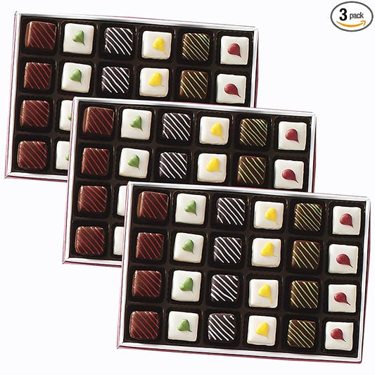 The Swiss Colony Christmas Petits Fours Assorted Gourmet Mini Layer Cakes, Chocolate & Swiss Creme Petits Fours Cakes, Holiday Dessert Gift Pack of 24 Cake Assortment Celebrating - Holiday 3 Gift Bundle
