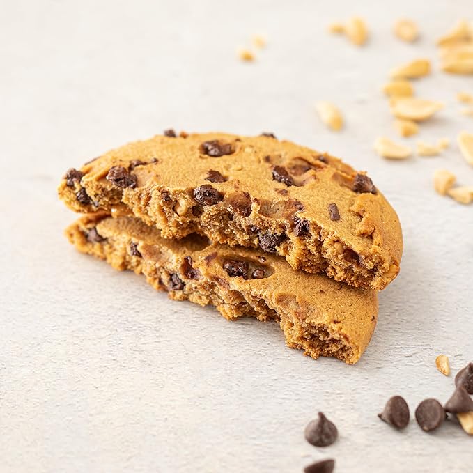 Lenny & Larry's Complete Protein Cookie, [Peanut Butter Chocolate Chip], Chewy Soft Baked, 16g Plant Protein, Vegan, Non-GMO, High Fiber, [4 Ounce] Cookie (Pack of 12)