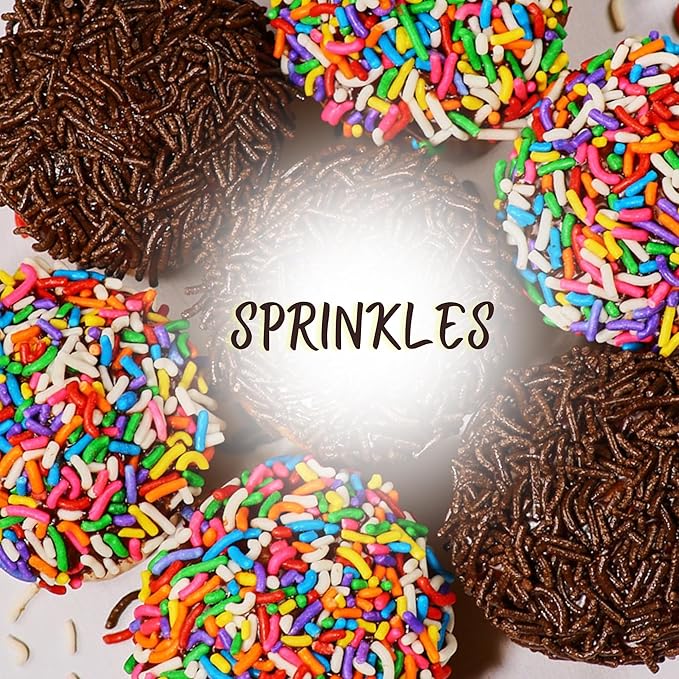 Gourmet Cookie Gift Box | 12 Individually Wrapped Sprinkle Cupcakes | Valentine Cookie Basket | Christmas, New Year’s & Birthdays | Men, Women & Kids | Stern’s Bakery (Sprinkle Cupcake Gift Pack)