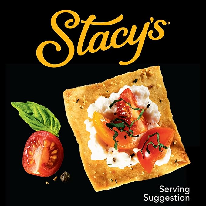 Stacy’s Pita Chips, Parmesan Garlic & Herb, No Artificial Colors or Flavors, 1.5 oz Bags (Pack of 24)