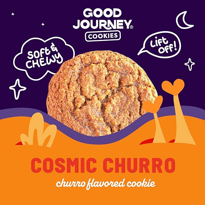 Good Journey Soft Churro Cookies - 12 cookies | low carb, keto, gluten-free cookies