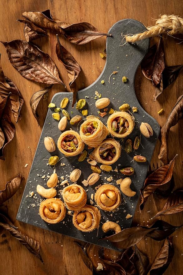Snacklava Pistachio Bird's Nest Baklava - 6 Pack (24 Pieces) - No Artificial Ingredients, Colors or Preservatives - Premium Handmade Pastries