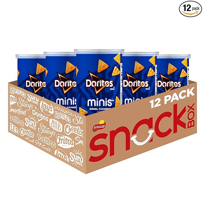 Minis Canisters, Doritos Cool Ranch, 1.95 Ounce (Pack of 12)