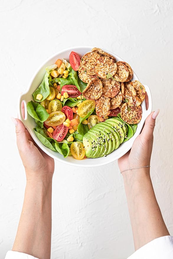Super Natural Snack Pressed Veggie Crisps - Seaweed Mix 12/1.6 ozbags | 9g Protein | 12 vegetable ingredients | Baked not Fried | Gluten Free | Protein and Fiber | Vegan Plant Based | Non GMO | Kosher | GLP-1 Friendly