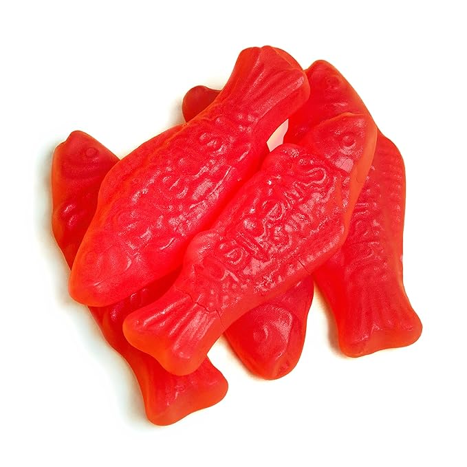 SWEDISH FISH Soft & Chewy Candy, 12-8 oz Bags