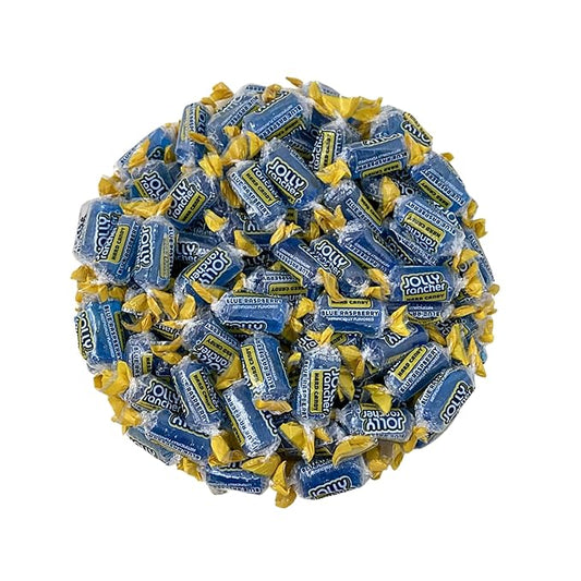 Jolly Ranchers Hard Candy 1.5lbs- All Blue Raspberry Individually Wrapped Delicious Fresh Candy 1.5, 24oz (Packaging Might Vary)
