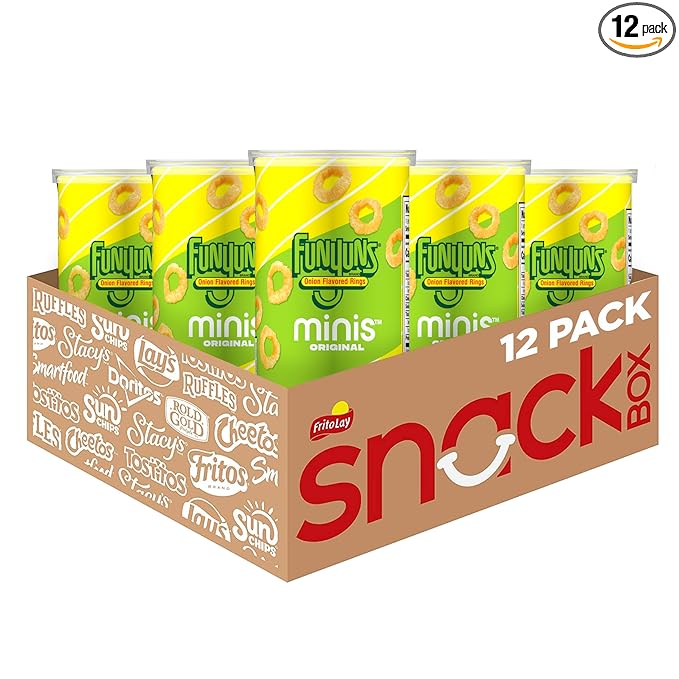 Minis Canisters, Funyuns Original, 1.125 Ounce (Pack of 12)