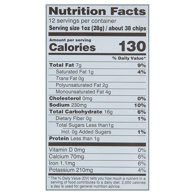 Sensible Portions Garden Veggie Sea Salt Wavy Chips, 12 oz (Pack of 8)