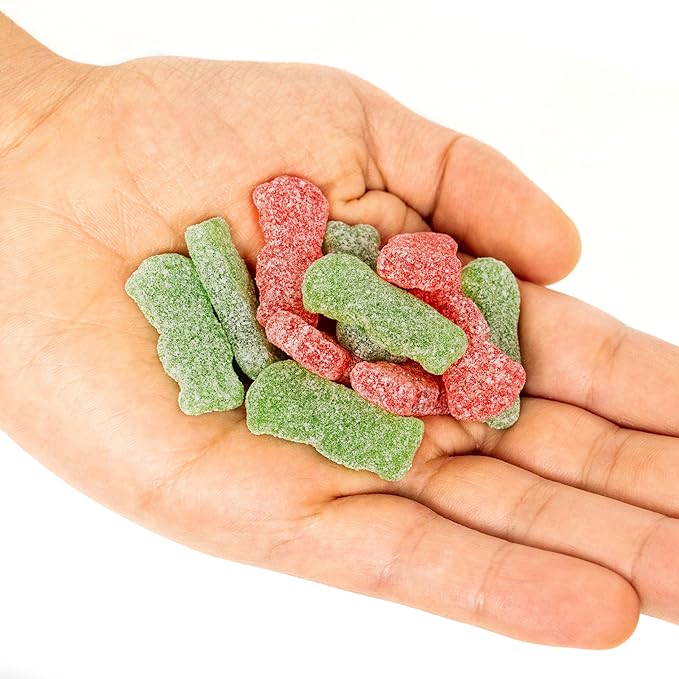 SOUR PATCH KIDS Red & Green Soft & Chewy Holiday Candy, Bulk Candy, 12 - 3.1 oz Boxes