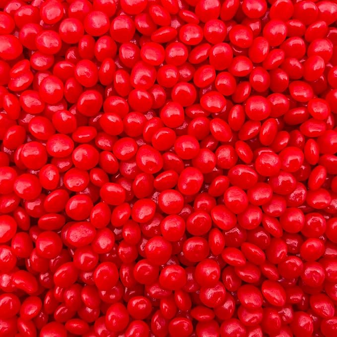 Cinnamon Imperials - 5 Pound Bulk Pack - Hard Candy - Spicy Sweets - Valentines Candy for Baking and Dessert Decorating - Red Cinnamon Treat