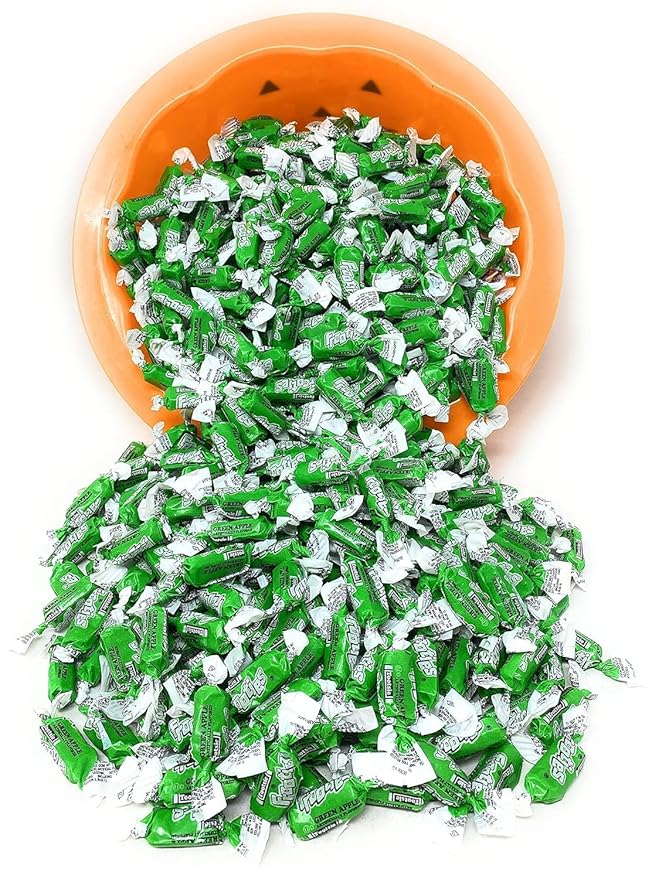 Green Apple Tootsie Roll Frooties Chewy Candy With Crisp Tart Green Apple Flavor 85+ Pieces Individually Wrapped In Resealable Assortit Bag, 1.5 Lb (24-Oz) Made In USA