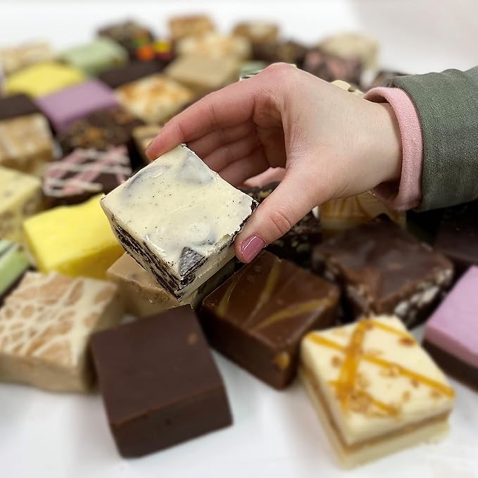Valley Fudge, Cookies and Cream, Fresh Artisan Fudge, Real Butter, Gourmet Candy, One Pound Package