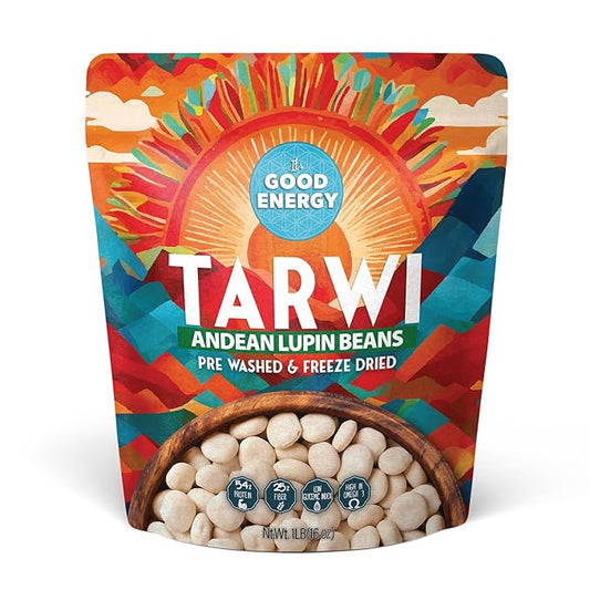 Tarwi Snack | Naturally Activates Body's Glp 1 Response | Reduces Hunger | Stabilizes Sugar | High Protein and Fiber | Just 1 Natural Ingredient | Plant-Based Vegan Snack | Keto Superfood |16oz Pouch