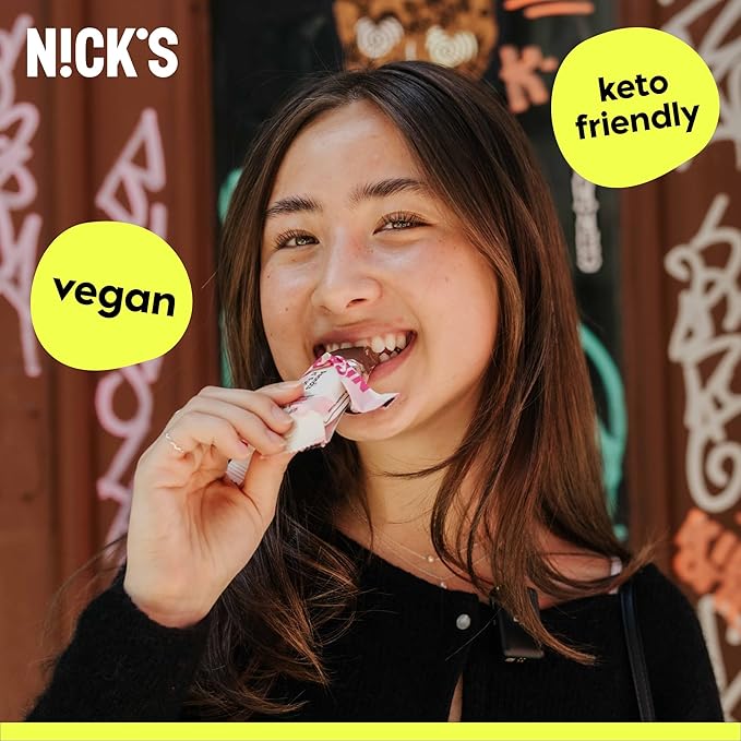 NICKS Keto Nut Bar Cherry Cashew Almond Chocolate, Keto Snack with 2g Sugar & 5g Net Carbs – Low Carb, High Flavor Protein Snack for Sports, Hiking & On-the-Go (pack of 12) 40.0 grams