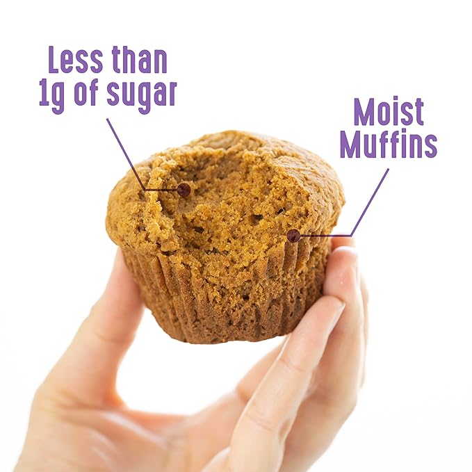 Lakanto Pumpkin Spice Muffin Mix - Gluten Free, Nut Free, Sweetened with Monk Fruit, Allulose, Erythritol, Pumpkin Spice Bread, Fluffy, Great Tasting, Easy to Bake (9.9 Oz)