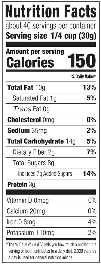 Amazon Brand - Happy Belly Dried Cranberries, Nuts & Pepitas Trail Mix, 2.62 pound (Pack of 1)