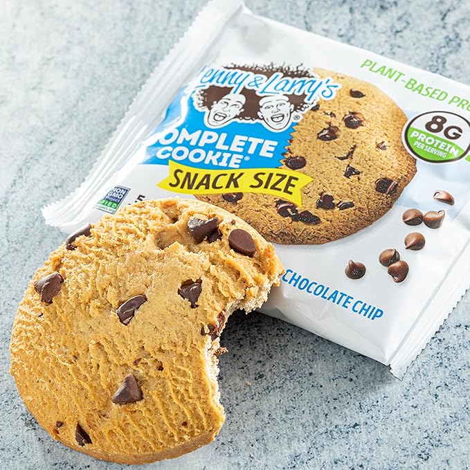 Lenny & Larry's Complete Protein Cookie, [Chocolate Chip], Chewy Soft Baked, 16g Plant Protein, Vegan, Non-GMO, High Fiber, [2 Ounce] Cookie (Pack of 12)