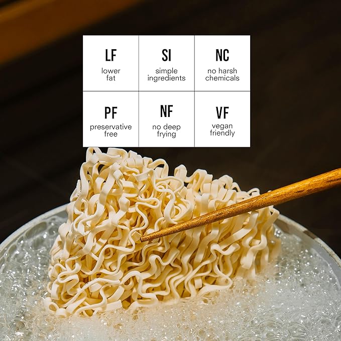 Public Goods Ramen Noodles | Brothless Vegan & Vegetarian Instant Ramen | Healthy, High Protein Asian Noodle | Preservative Free | No Added MSG | Sesame Paste (10 Pack)