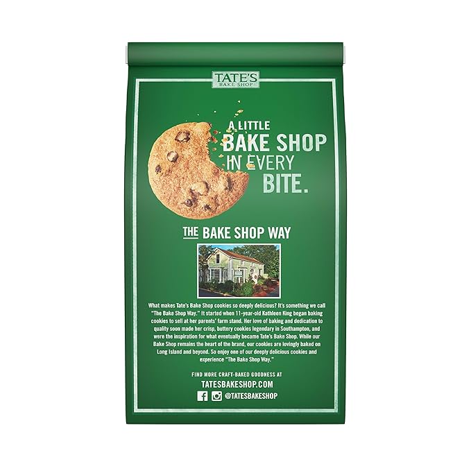 Tate's Bake Shop Mint Chocolate Chip Cookies, 4-6.5 oz Bags