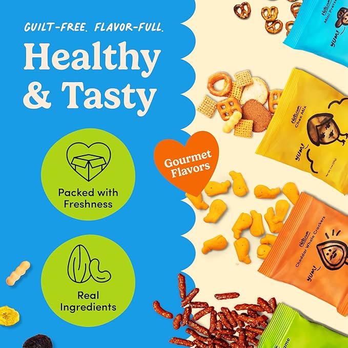 Nuts.com Office Bulk Nut-Free Box - 70 Count Assorted Variety Pack with Pretzels, Cheddar Whales, and Dried Fruit - Healthy Snack Mix for Winter, Valentine's Day and Care Package Gifts