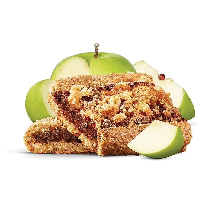 Nature's Bakery Nature’s Bakery Oatmeal Crumble Bars, Apple, Real Fruit, Vegan, Non-GMO, Breakfast bar, 7 boxes with 12 twin packs