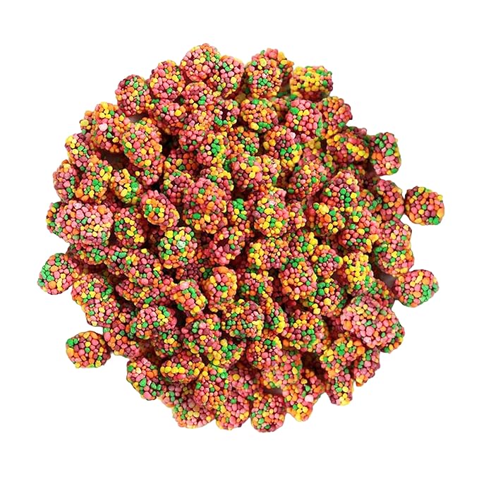 Gummy Clusters Rainbow, 2 Lbs Pack Bulk, Perfect Gummy Candy Snack for Parties, Birthdays, Holidays, Resealable Bags, Office Treats and Everyday Enjoyment