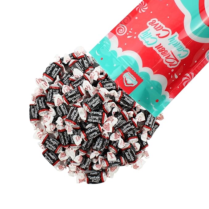 Chocolate Mini Rolls - Bulk Tootsee Candy, Individually Wrapped Mini Bites Midgees (4 Pound)