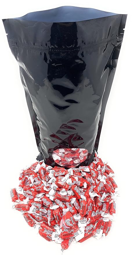 Bulk Fruit Punch Flavor Tootsie Roll Frooties Chewy Red American Taffies Candy Individually Wrapped In Resealable Assortit Bag 5 Lb 735+pcs (80-Oz) - Made In USA