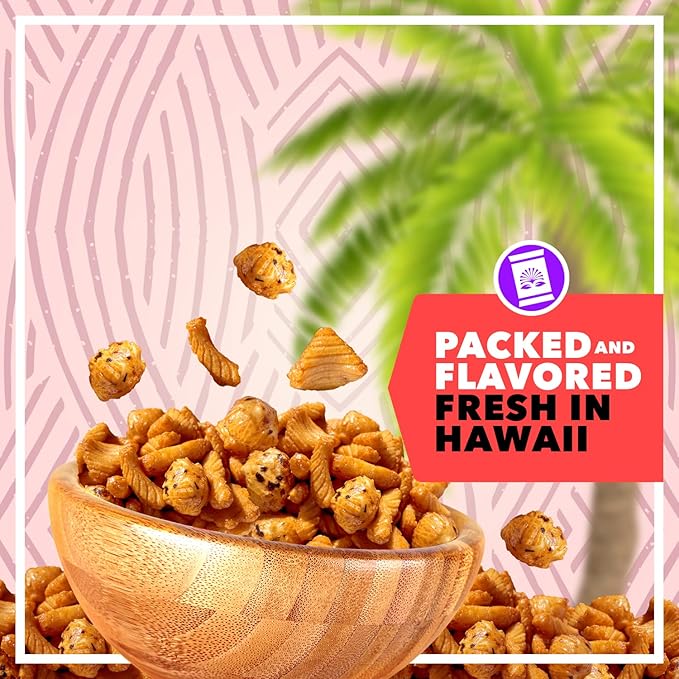 Traditional Supreme Mix Arare Rice Crackers, Mochi Crunch Snack Mix, Sweet, Salty & Umami Flavor, Crunchy Snack, 9 Ounce