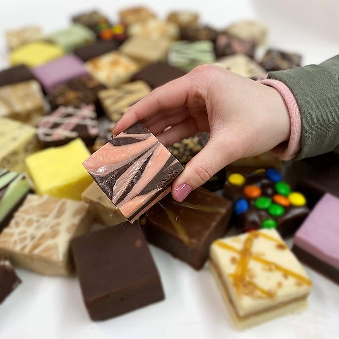 Valley Fudge, Amaretto Chocolate, Fresh Artisan Fudge, Real Butter, Gourmet Candy, One Pound Package