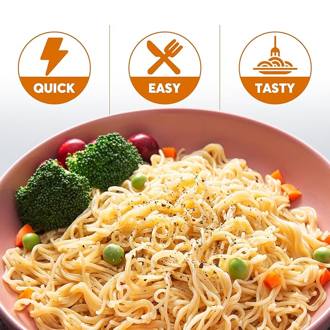 ONETANG Organic Millet & Brown Rice Ramen Noodle, Gluten-Free Pasta, No Sodium Ramen, Whole Grain, Non-GMO, Kosher, Vegan 2.47 Oz (Pack Of 12)