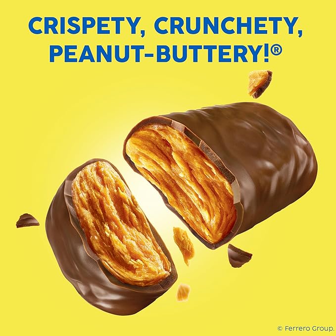 Butterfinger, Bulk 18 Count, Chocolatey, Peanut-Buttery, Individually Wrapped Candy Bars, Share Pack, 3.7 oz Each - 18 pack