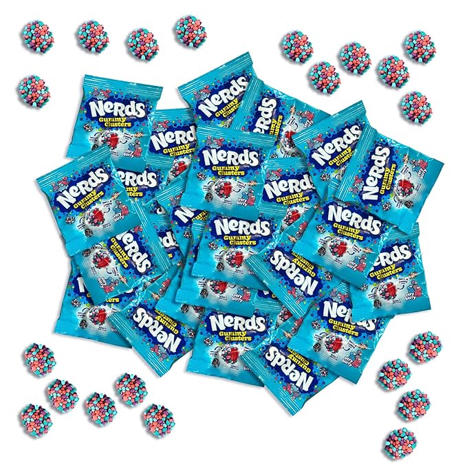 Very Berry Gummy Clusters - 2 lbs Individually Wrapped Candy Pack - 46 Pieces - Classic & Delicious Gummy Candy for Back-to-School Party, Movie Nights, Birthdays, Pantry & Baby Showers