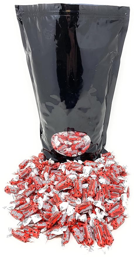 Bulk Watermelon Flavor Tootsie Roll Frooties Chewy Pink American Taffies Candy Individually Wrapped In Resealable Assortit Bag 5 Lb 735+pcs (80-Oz) - Made In USA