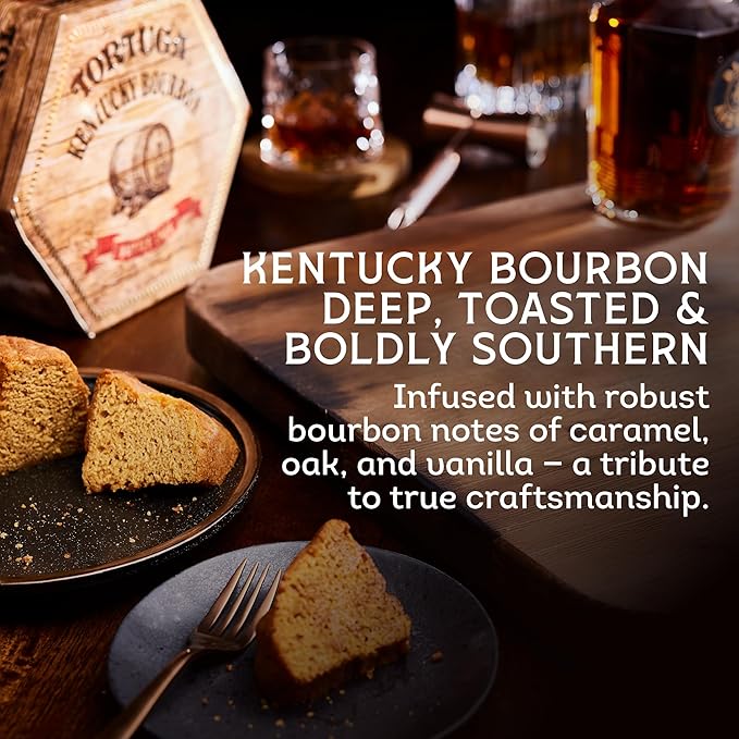 TORTUGA Kentucky Bourbon Butter Cake - 16oz Cake - 4 Pack - The Perfect Premium Gourmet Gift for Stocking Stuffers, Gift Baskets, and Christmas Gifts - Great Cakes for Delivery