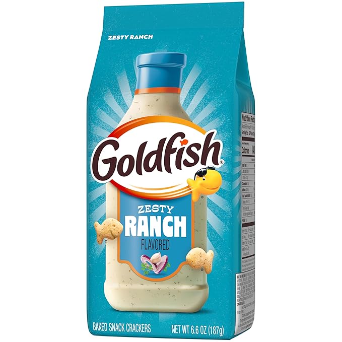 Goldfish Zesty Ranch Flavored Crackers, 6.6 Oz Bag
