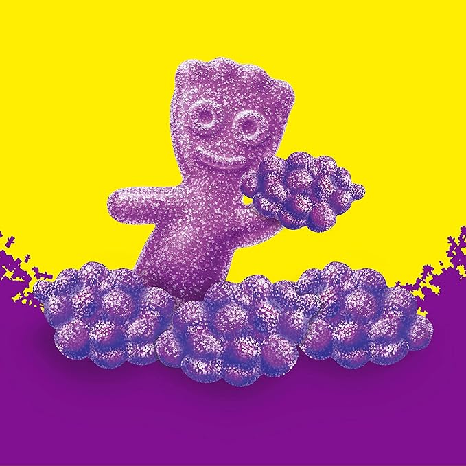 SOUR PATCH KIDS Grape Soft & Chewy Candy, Bulk Candy, 12 - 3.58 oz Bags