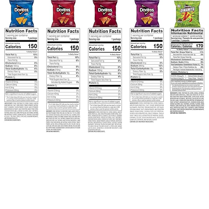Doritos Flаvоrеd Tortilla Chiрs Variety Pack Doritos Variety