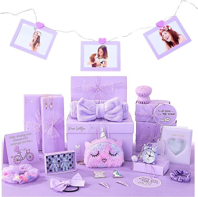 HAPPY LOLLI LolliBox Birthday Gift for Tween & Teen Girls Ages 8–15, Ready to Gift Surprise Box with Empowering Challenges