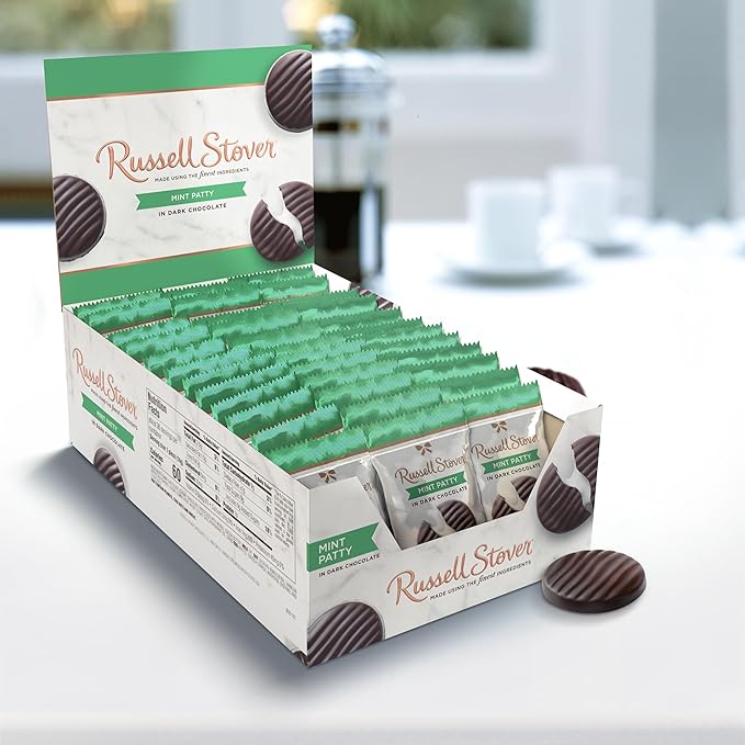 Russell Stover Dark Chocolate Mint Patties - (Pack of 36)