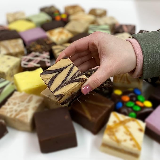 Valley Fudge, Peanut Butter Chocolate, Fresh Artisan Fudge, Real Butter, Gourmet Candy, Half Pound Package