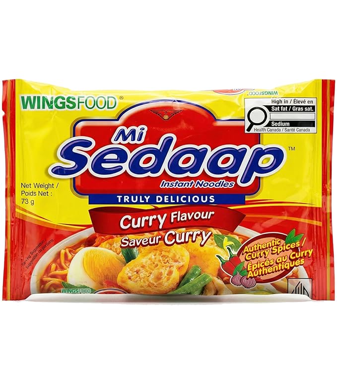 Curry Flavor Instant Noodles (Pack of10) — Mi Sedaap Instant Ramen