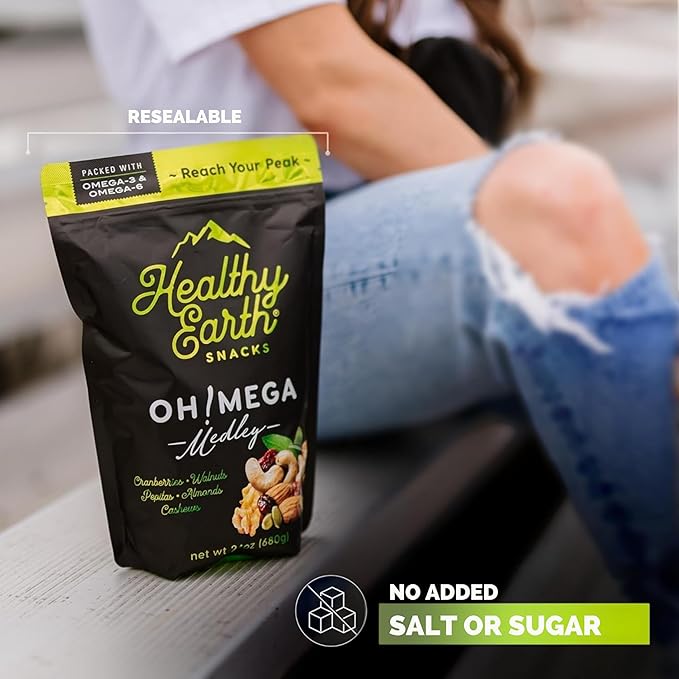Mixed Nuts Unsalted | Trail Mix | Trail Mix without Peanuts | Gourmet Snacks, Protein Snacks, Gluten Free, No Preservatives, High Fiber (Omega-3 and Omega-6)