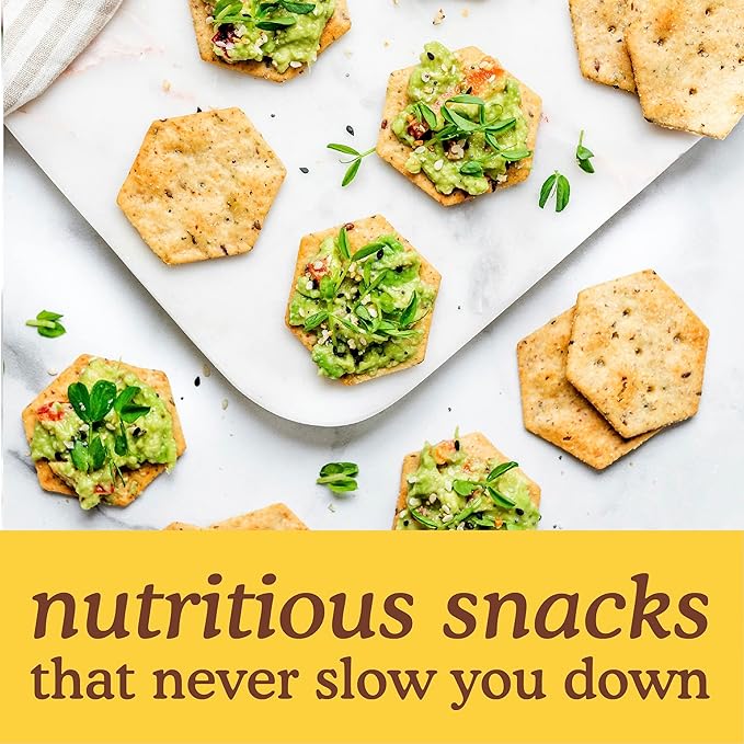 Simple Mills Organic Seed Crackers, Original - Gluten Free, Vegan, Healthy Snacks, Paleo Friendly, 4.25 Ounce (Pack of 2)